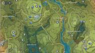 Location of Phantasmal Gates in Southern Sumeru (Image via Genshin Impact)